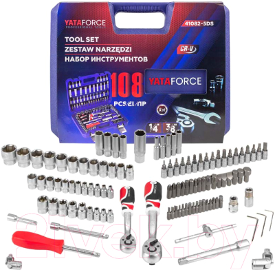 Универсальный набор инструментов Yataforce YF-41082-5DS - фото