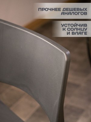 Стул пластиковый GreenDeco Klik Klak / KLK76CAN