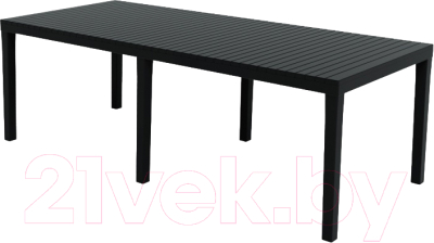 Стол садовый Ipae Progarden Indo / IND012AN (антрацит) - фото