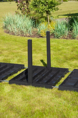 Стол садовый Ipae Progarden Indo / IND012AN (антрацит)