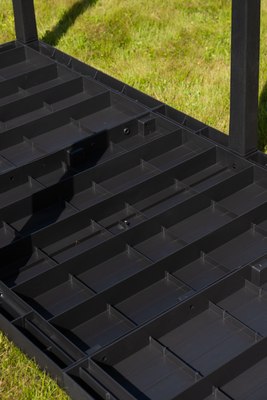 Стол садовый Ipae Progarden Indo / IND012AN (антрацит)