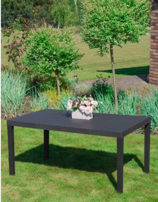 Стол пластиковый Ipae Progarden Palau / PAL016AN (антрацит)