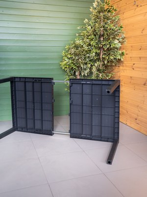 Стол пластиковый Ipae Progarden Palau / PAL016AN (антрацит)