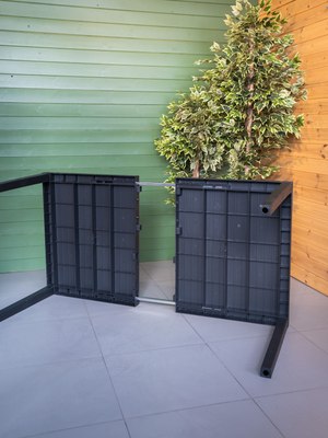 Стол пластиковый Ipae Progarden Palau / PAL016AN (антрацит)