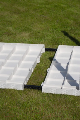 Стол пластиковый Ipae Progarden Queen С имитацией ротанга / QUE012BI (белый)