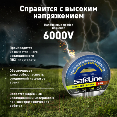 Набор изолент Safeline 15/20