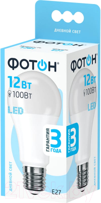 Набор ламп Фотон LED A60 12W E27 4000K