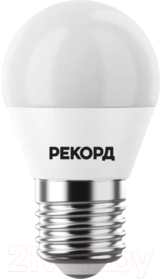 Набор ламп Рекорд LED P45-U 8W Е27 3000К