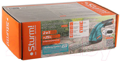 Кусторез аккумуляторный Sturm! CHT1201