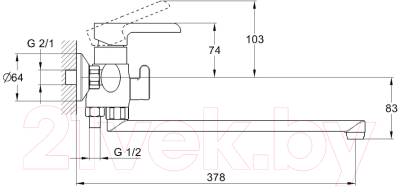 Смеситель G.Lauf ZOK7-A036YB