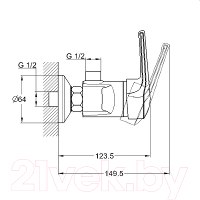 Смеситель G.Lauf LWZ5-A182