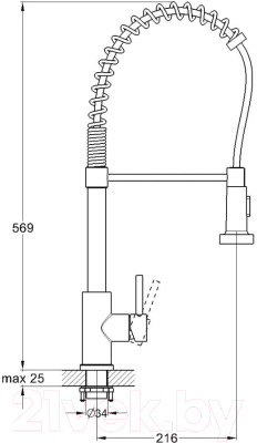 Смеситель G.Lauf ZAP4-G090