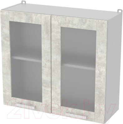 Шкаф навесной для кухни Интерлиния Компо ВШ80ст-720-2дв - фото