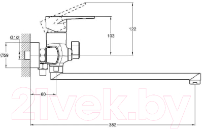 Смеситель G.Lauf ZDN7-A183