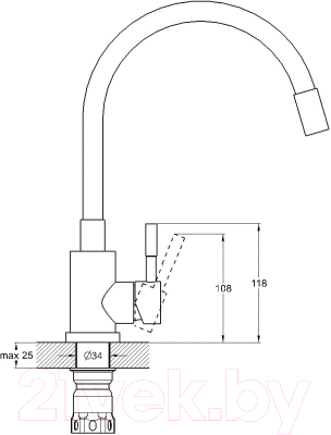 Смеситель G.Lauf EZA4-F090KB