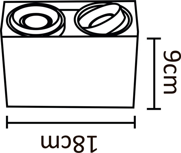 Точечный светильник Arte Lamp Pictor A5655PL-2WH