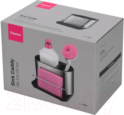 Подставка для моющего средства и губок Fissman 17076