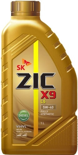 Моторное масло ZIC X9 LS Diesel 5W40 / 132609 - фото