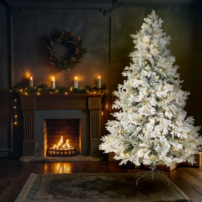 Ель искусственная Winter Fun Light Заснеженная / ML-0056-002 (210см)