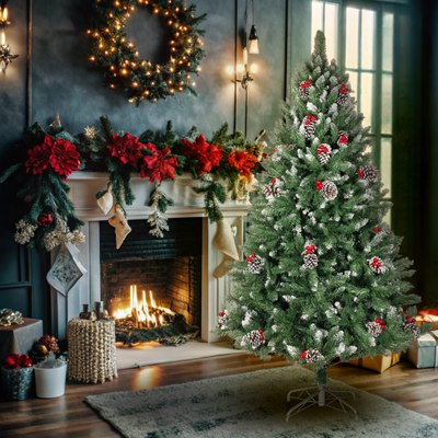 Ель искусственная Winter Fun Drop / S901-210 (210см)