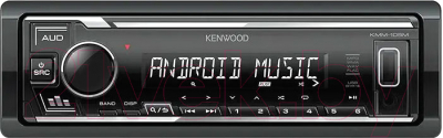 Бездисковая автомагнитола Kenwood KMM-105M - фото