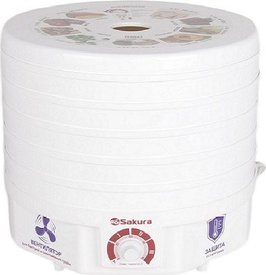 Сушилка для овощей и фруктов Sakura SA-7809W - фото