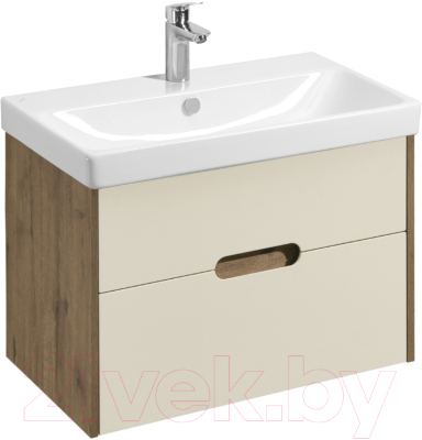 Тумба под умывальник Акватон Оливия 80 (1A283101OLVG0) - фото