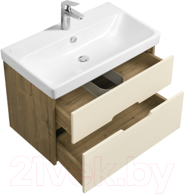 Тумба под умывальник Акватон Оливия 80 (1A283101OLVG0)