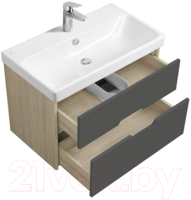 Тумба под умывальник Акватон Оливия 80 (1A283101OLUG0)