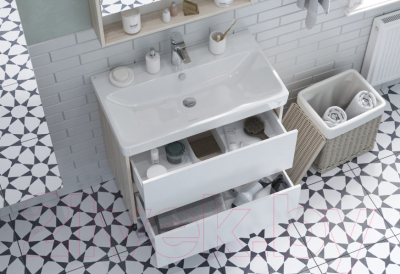 Тумба под умывальник Акватон Сканди 80 (1A283001SDB20)