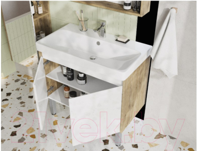 Тумба под умывальник Акватон Сканди Doors 80 (1A282901SDZ90)