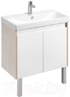 Тумба под умывальник Акватон Сканди Doors 80 (1A282901SDB20) - фото