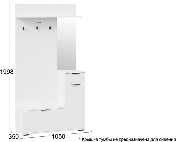 Секция в прихожую ТриЯ Эвита №1