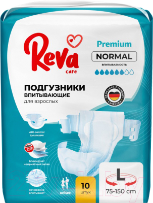 Подгузники для взрослых Reva Care Normal L - фото