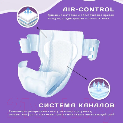 Подгузники для взрослых Reva Care Super M