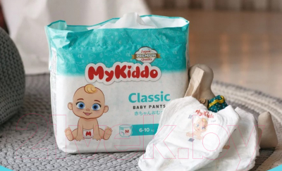 Подгузники-трусики детские MyKiddo Classic M 6-10кг
