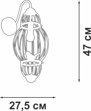 Бра Vitaluce V3061-8/1A