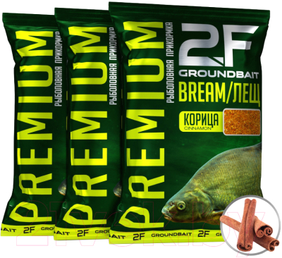 Набор для прикормки 2F Premium Лещ Корица - фото