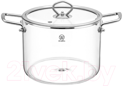 Кастрюля Elan Gallery Crystal glass / 360170  - фото