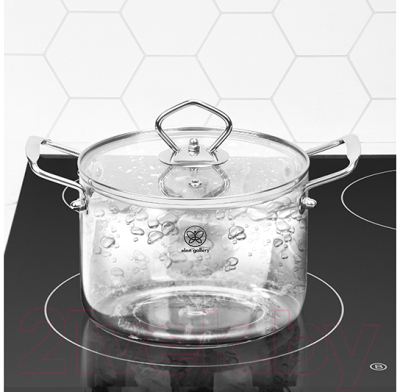 Кастрюля Elan Gallery Crystal glass / 360170 