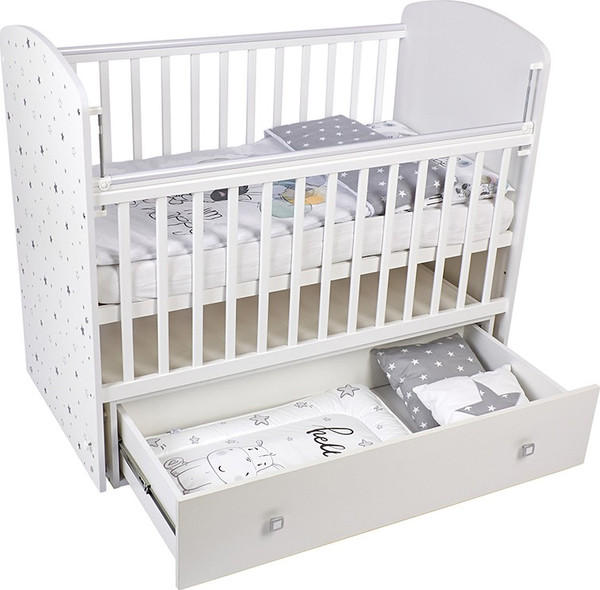 Детская кроватка Фея 750 Звездное сияние / 0002551.9.18