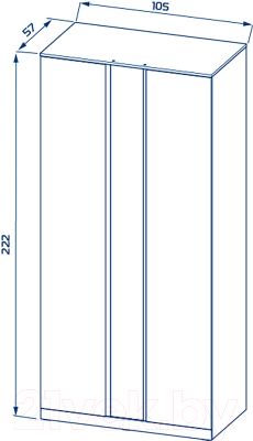 Шкаф Mio Tesoro Варма Stor 105