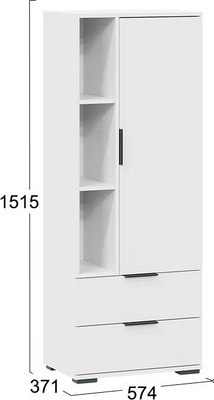 Шкаф с витриной ТриЯ Агата исп.2