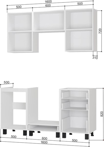 Кухонный гарнитур BTS Сканди 1.6