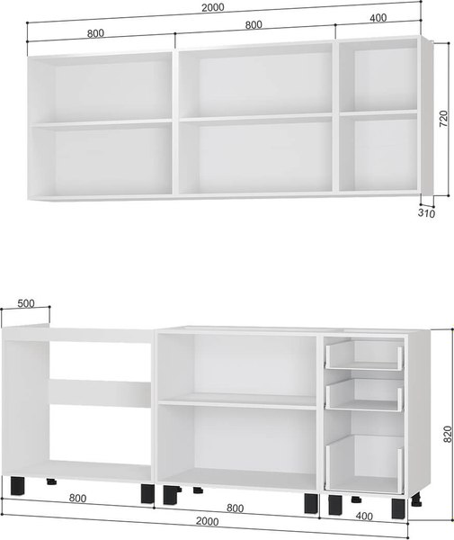 Кухонный гарнитур BTS Сканди №1 2.0