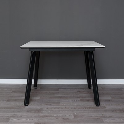 Обеденный стол ДСВ Граф 100x80 (белый)