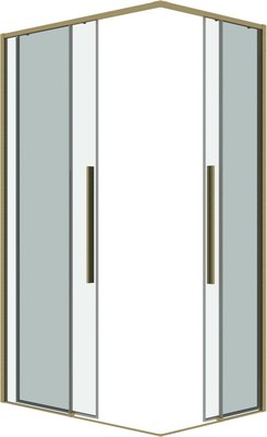 Душевой уголок Grossman Galaxy 100x90x195 / 300.K33.01.1090.32.00