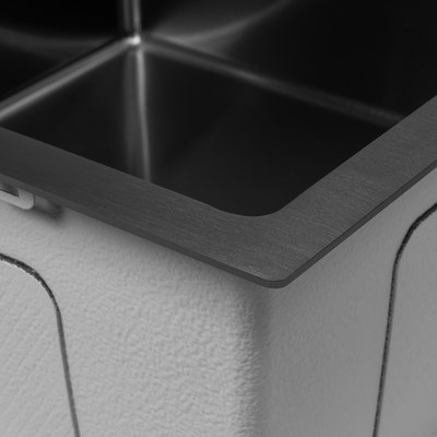 Мойка кухонная Arfeka Eco AR PVD Nano 45x45