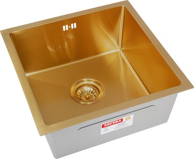 Мойка кухонная Arfeka Eco AR PVD Nano 45x45