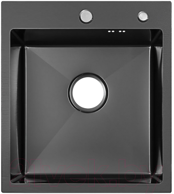 Мойка кухонная Arfeka Eco AR PVD Nano 45x50 - фото